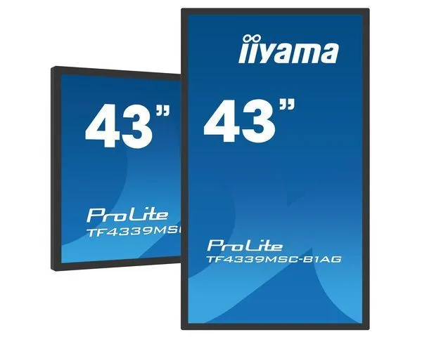 МОНИТОР ВСТРАИВАЕМЫЙ 43" IIYAMA PROLITE TF4339MSC-B1AG СЕНСОРНЫЙ