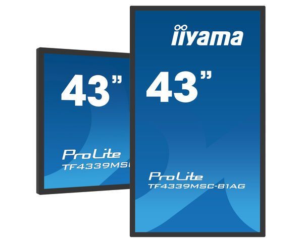 МОНИТОР ВСТРАИВАЕМЫЙ 43" IIYAMA PROLITE TF4339MSC-B1AG СЕНСОРНЫЙ